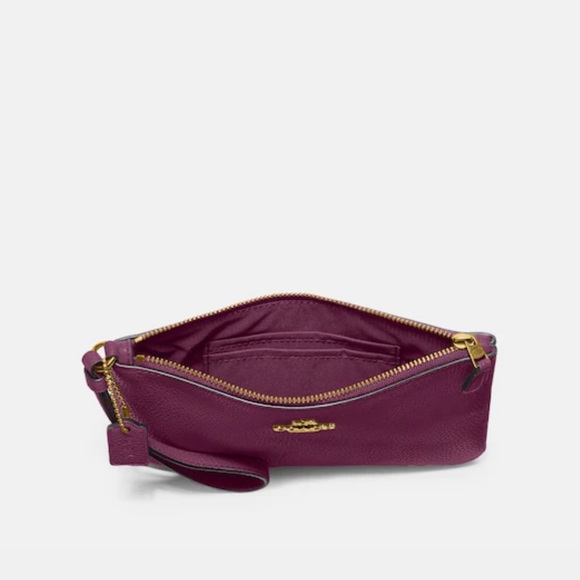 Coach Small Wristlet B4/Deep Berry - Picture 16 of 16